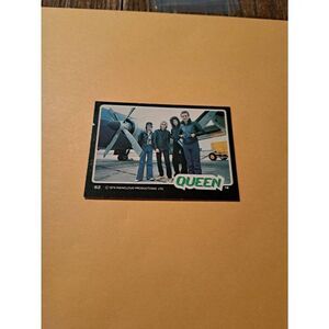Vintage 1979 Raincloud Productions Queen Trading Card #62 Rock Band Memorabilia